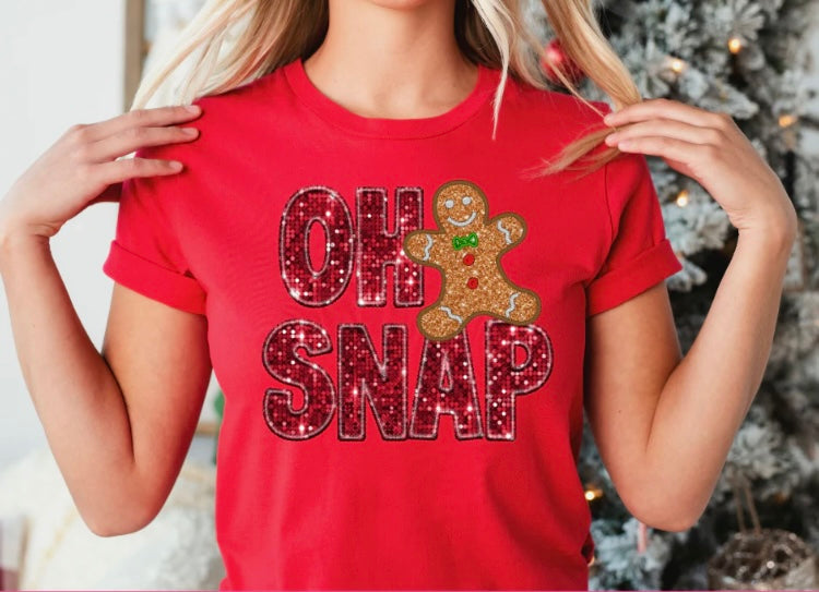 Oh Snap Christmas Tshirt